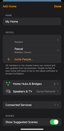 Home Hubs and Bridges in Apple Home