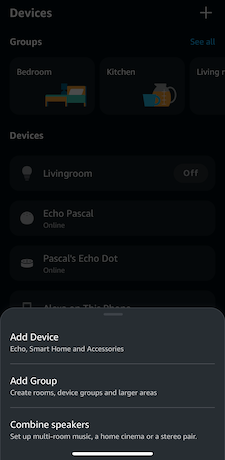 Add a new Device in Alexa